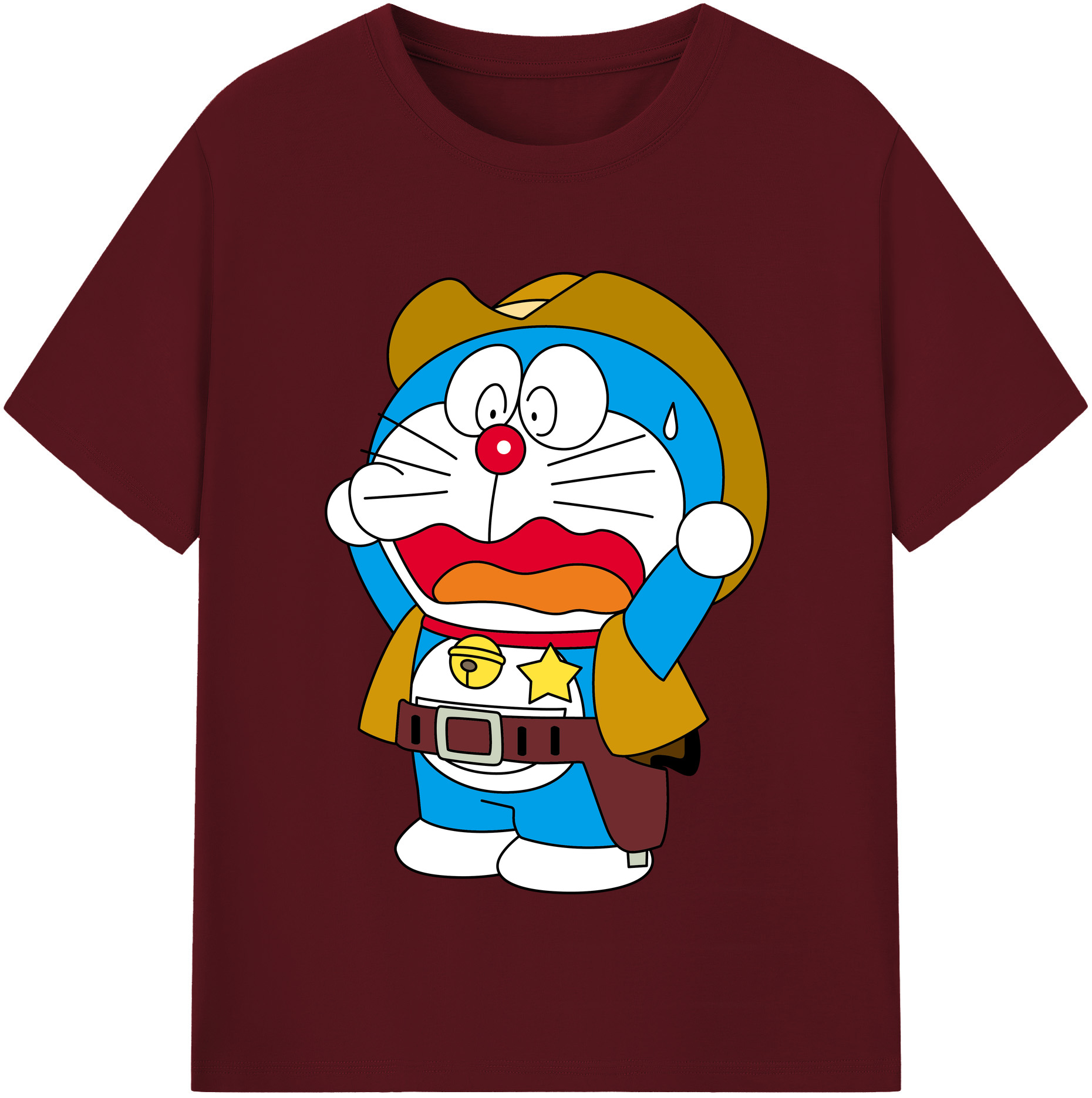 （画像用） ドラえもん Doraemon 綿100％半袖Tシャツ（フロントプリント）